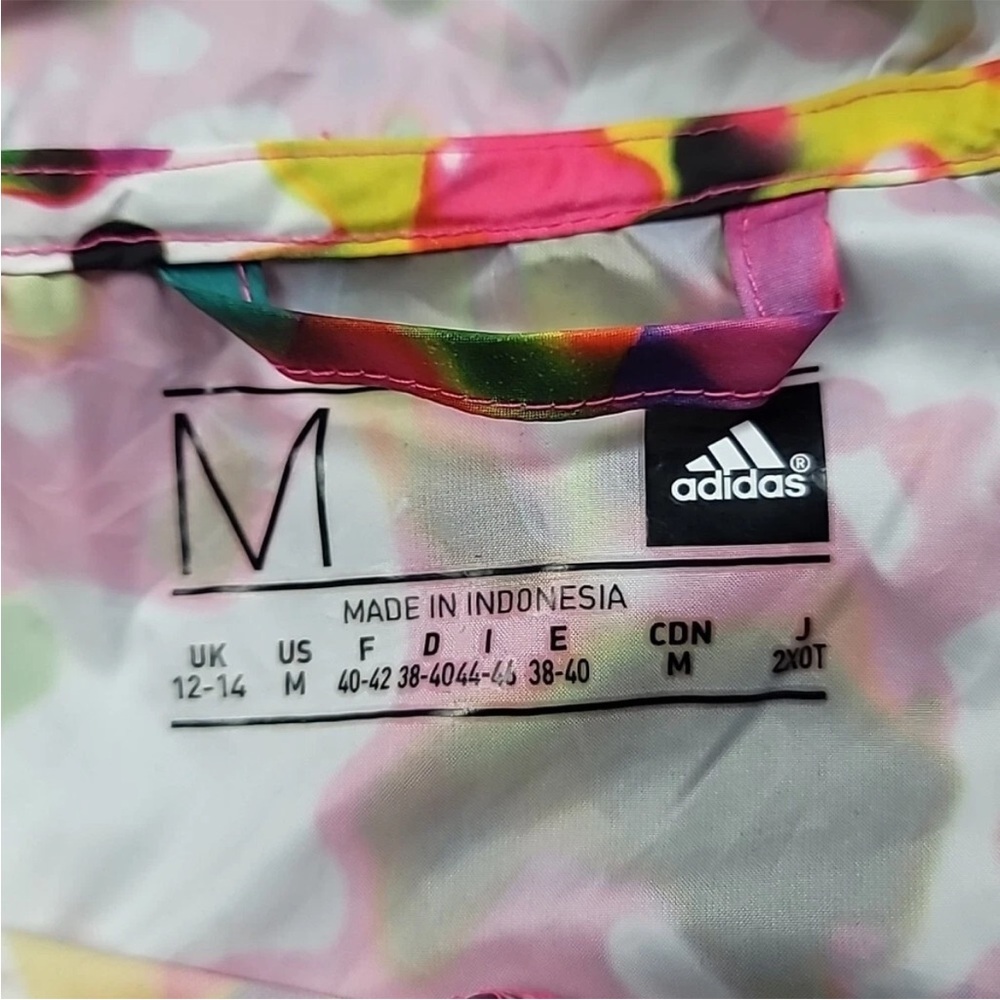 Vibrant Multicolor Pullover Jacket by Adidas - image 7